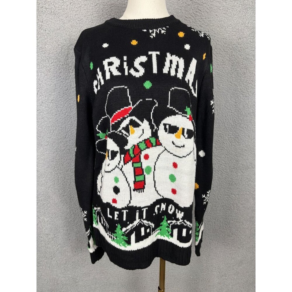 Ugly Christmas Women's Snowman Sweater Size Medium Multicolor NWOT's